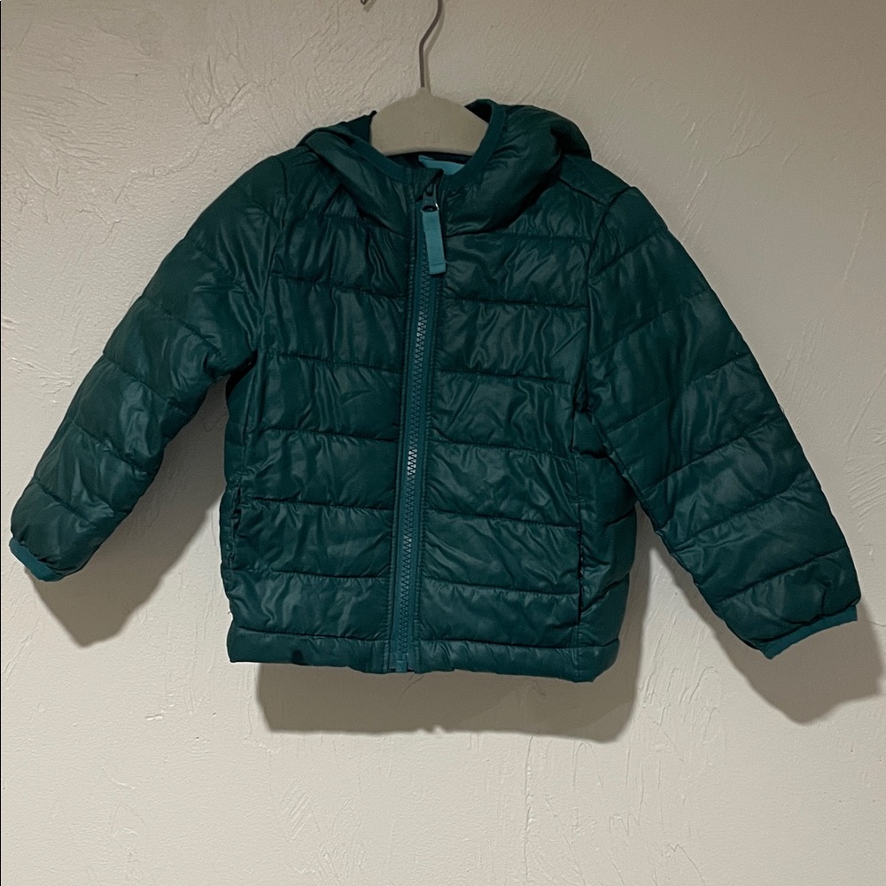 Primary 12-18 month puffer jacket green spruce